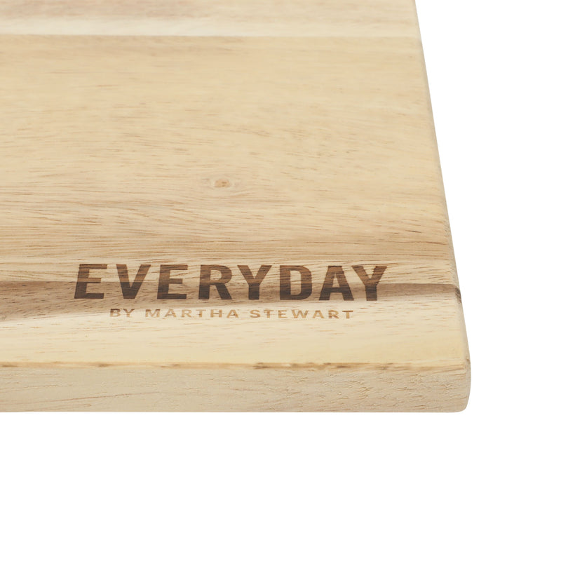 Martha Stewart Everyday Westhaven 18.11" x 12.60" Acacia Wood Cutting Board - Shrink Wrap w/ Color Label