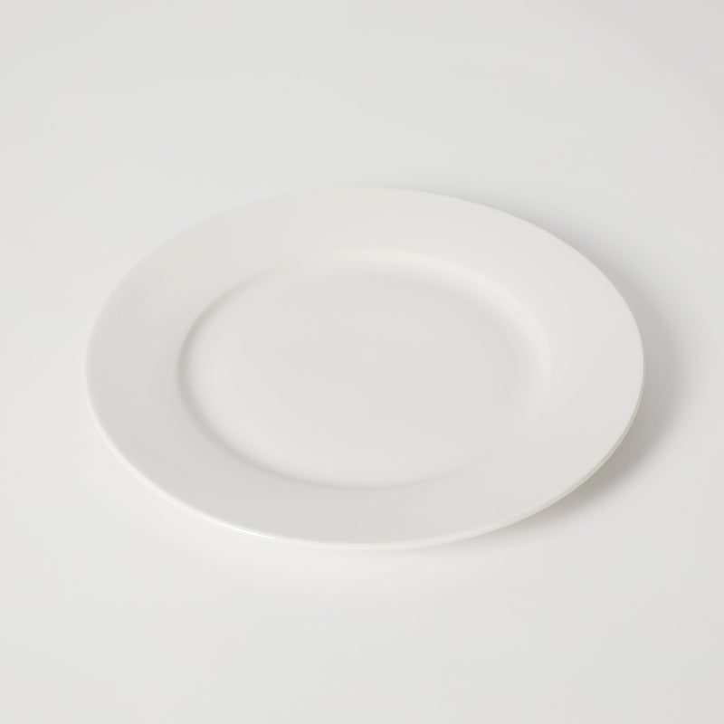 Gibson Home Noble Court 10.5" Dinner Plate - White - Fine Ceramic - PDQ