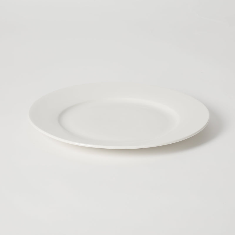 Gibson Home Noble Court 10.5" Dinner Plate - White - Fine Ceramic - PDQ