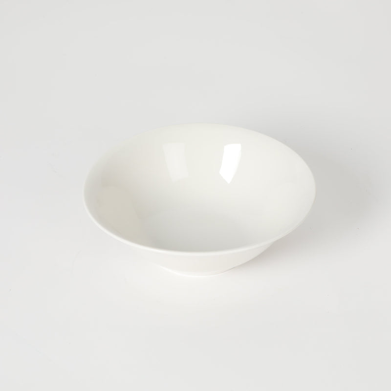 Gibson Home Noble Court 7" Bowl - White - Fine Ceramic - PDQ
