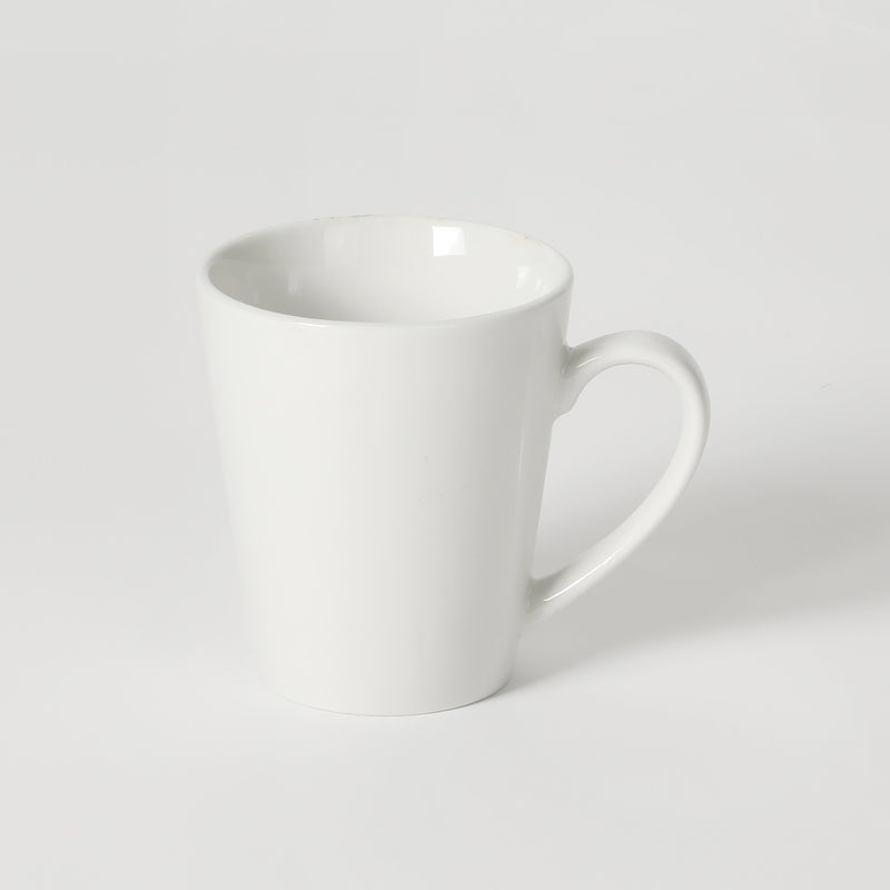 Gibson Home Noble Court 12oz Cup in PDQ - White - Fine Ceramic - PDQ