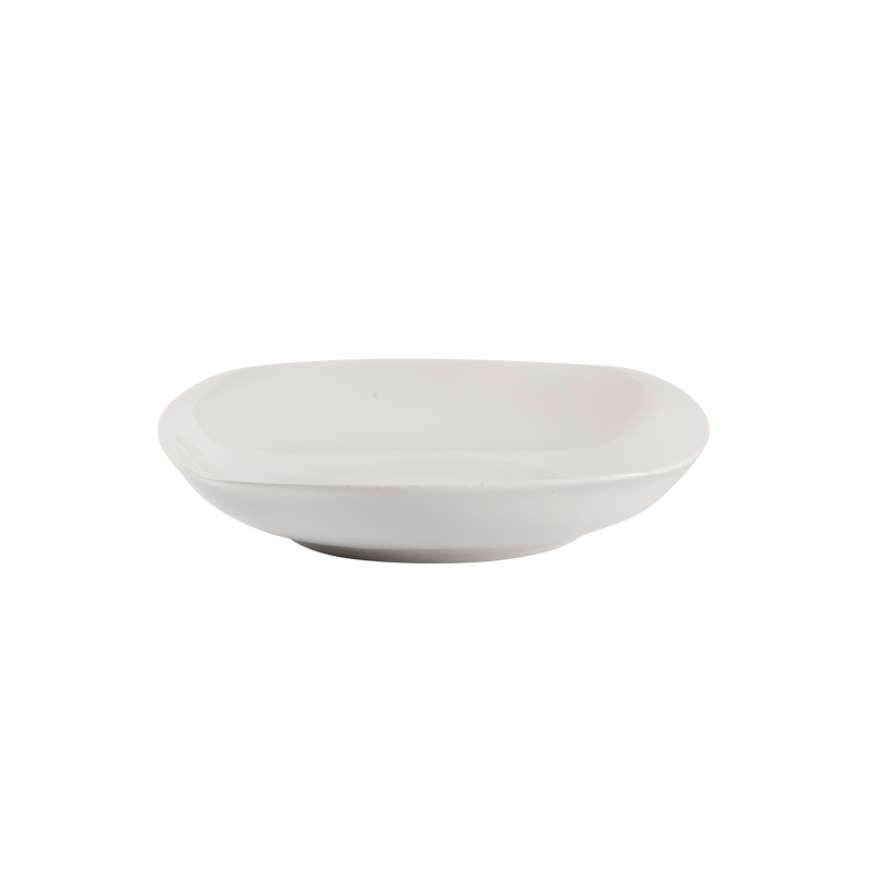 Gibson Home Hagen 30pc Dinnerware Set - Service for 6 - White - Square - Fine Ceramic - Gift Box