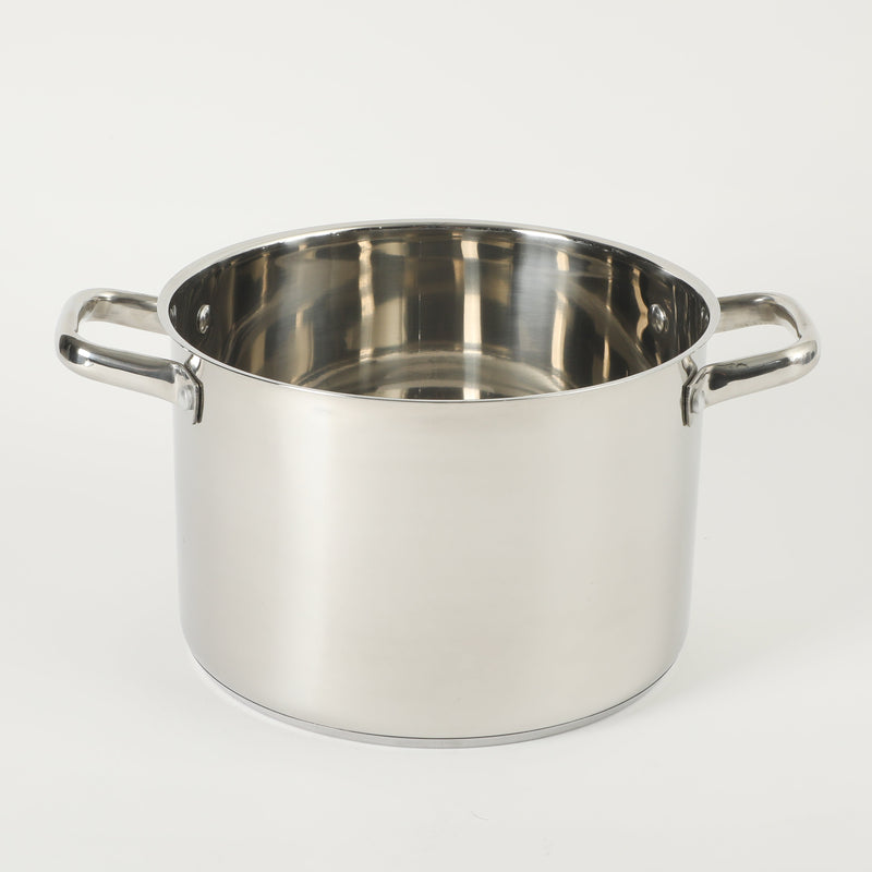 Oster Adenmore 8qt Stainless Steel Stock Pot w/ Tempered Glass Lid - Brushed - T-Box