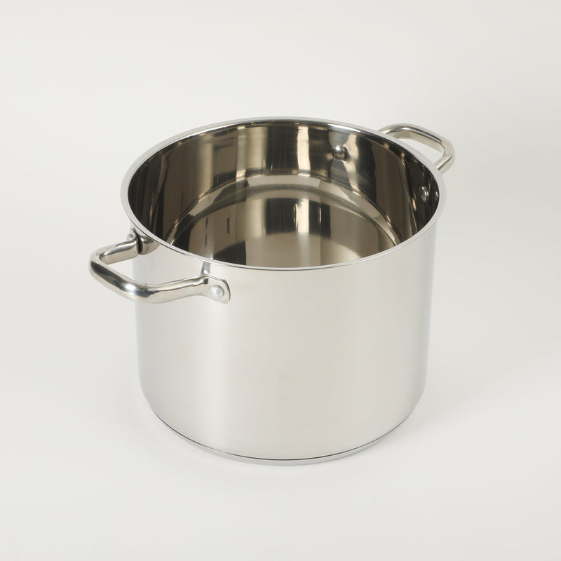 Oster Adenmore 12qt Stainless Steel Stock Pot w/ Tempered Glass Lid - Brushed - T-Box