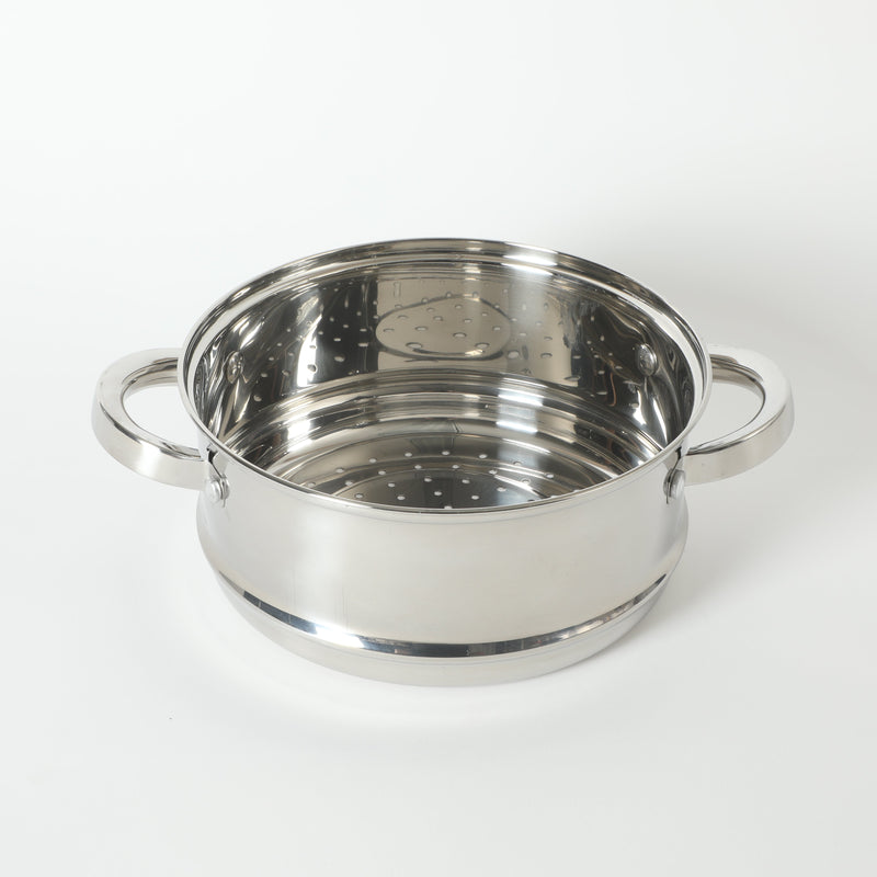 Oster Sangerfield 3qt Stainless Steel Steamer Set w/ Lid & Steamer Insert - Mirror Finish - Gift Box