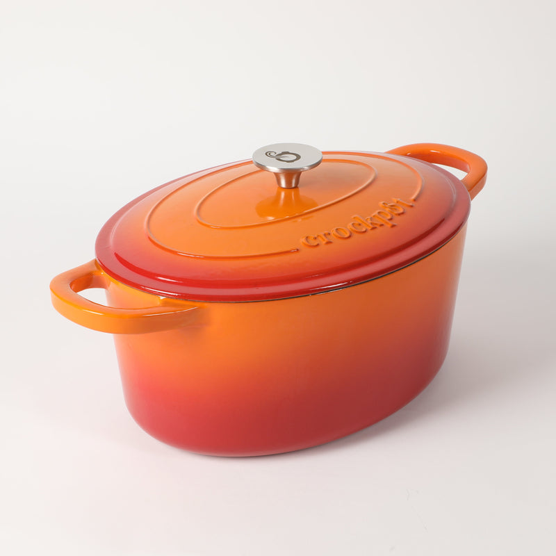 Crock-Pot Artisan 7qt Enamel Dutch Oven w/ Lid - Oval - Gift Box
