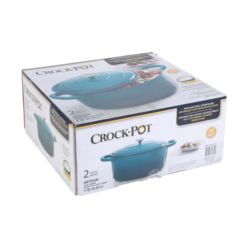 Crock-Pot Artisan 7qt Enamel Dutch Oven w/ Lid - Oval - Gift Box