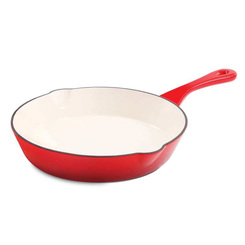 Crock-Pot Artisan 8" Enamel Cast Iron Skillet- Round - Color Sleeve
