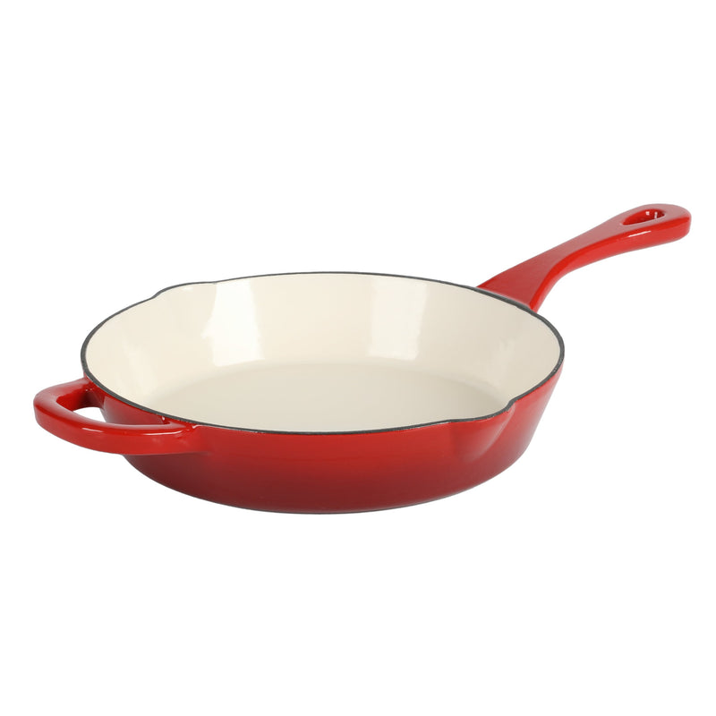Crock-Pot Artisan 8" Enamel Cast Iron Skillet- Round - Color Sleeve