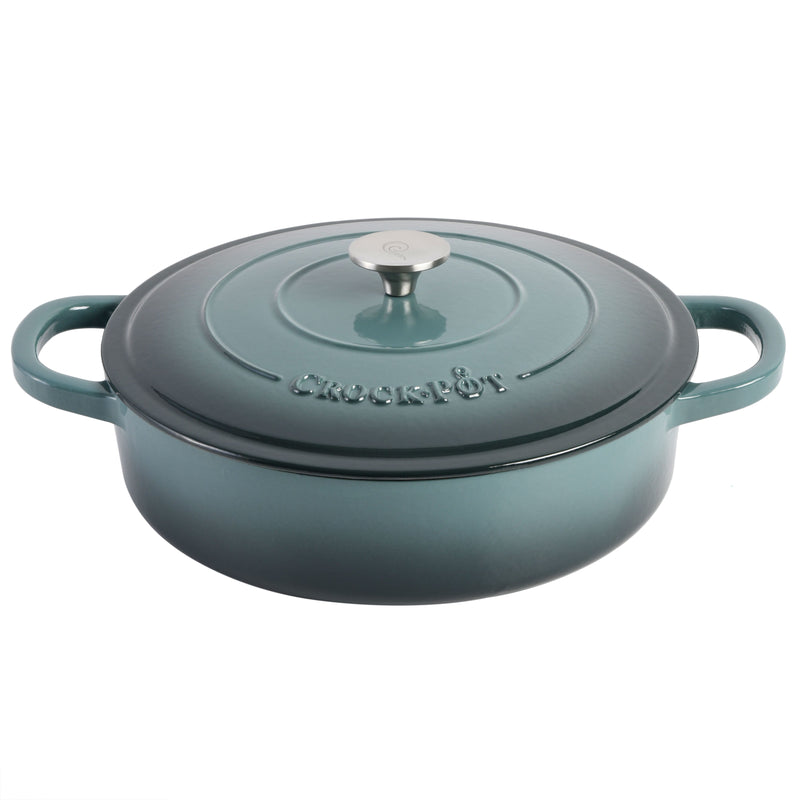 Crock-Pot Artisan 5qt Enamel Cast Iron Braiser Pan w/ Lid - Round - Gift Box