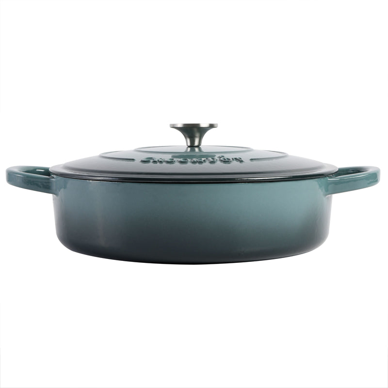 Crock-Pot Artisan 5qt Enamel Cast Iron Braiser Pan w/ Lid - Round - Gift Box