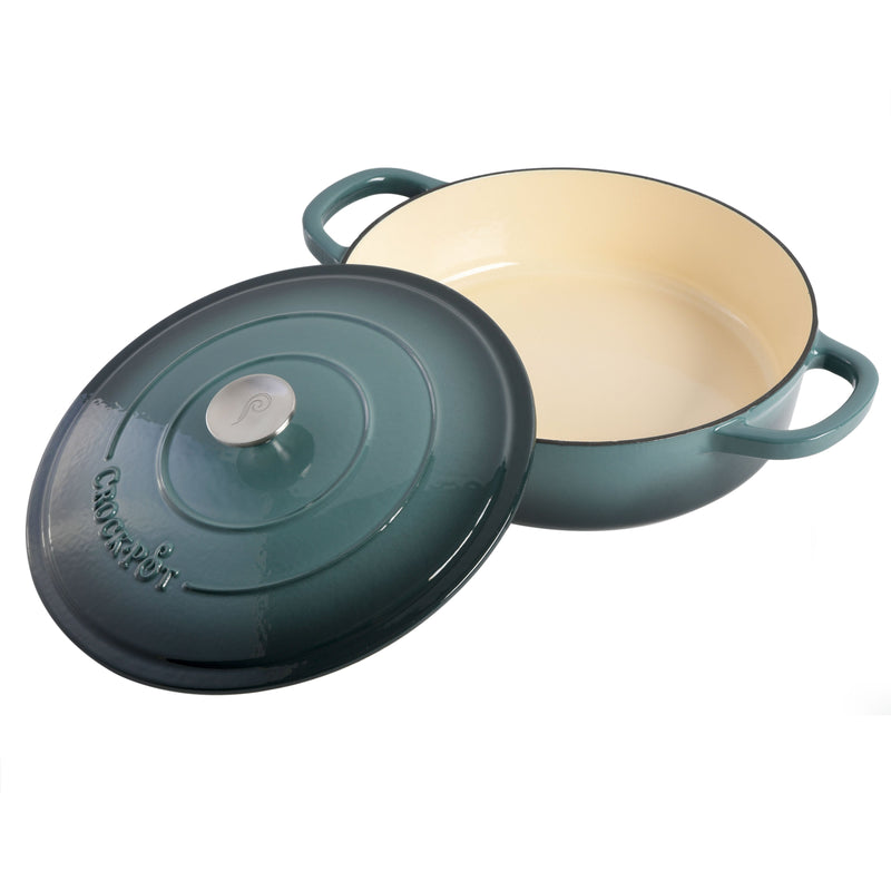 Crock-Pot Artisan 5qt Enamel Cast Iron Braiser Pan w/ Lid - Round - Gift Box