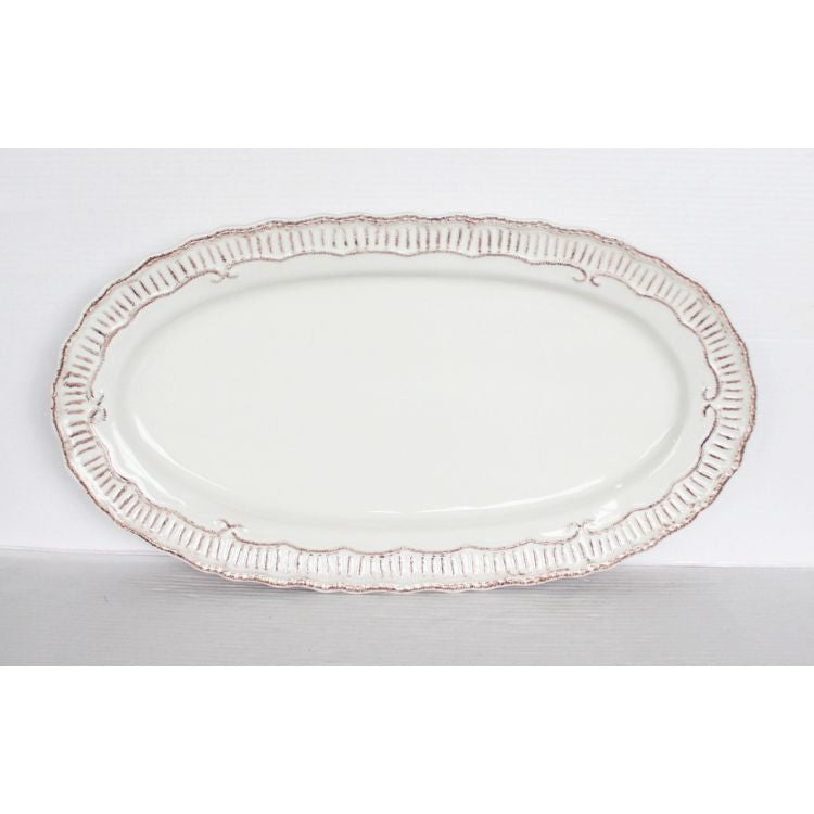 Capri 16" Stoneware Oval Platter - Open Stock