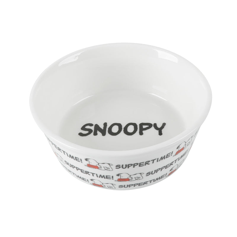 Peanuts Peanuts Classic Snoopy 5" Pet Bowl - 6 Assorted Designs - Decorated - Stoneware - Open Stock