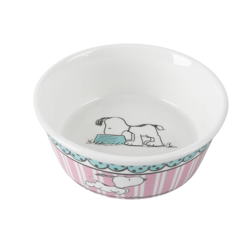 Peanuts Peanuts Classic Snoopy 5" Pet Bowl - 6 Assorted Designs - Decorated - Stoneware - Open Stock