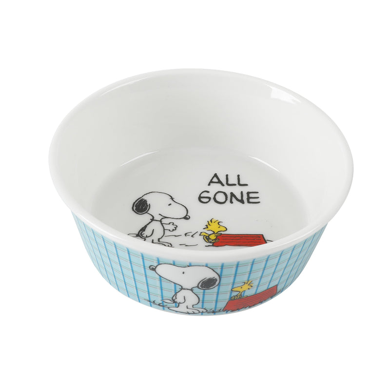 Peanuts Peanuts Classic Snoopy 5" Pet Bowl - 6 Assorted Designs - Decorated - Stoneware - Open Stock