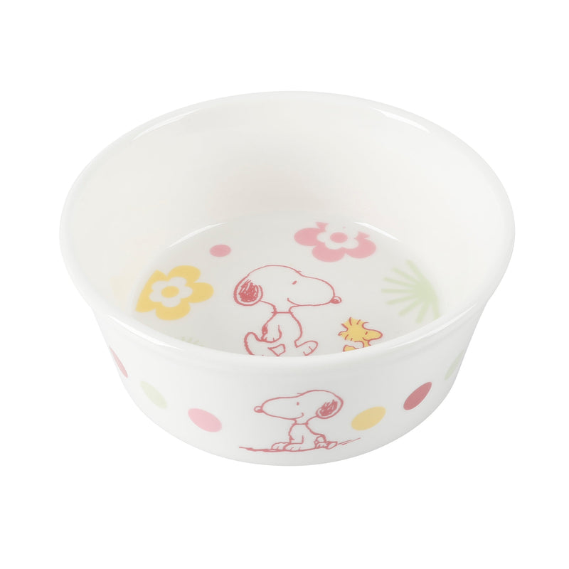 Peanuts Peanuts Classic Snoopy 5" Pet Bowl - 6 Assorted Designs - Decorated - Stoneware - Open Stock