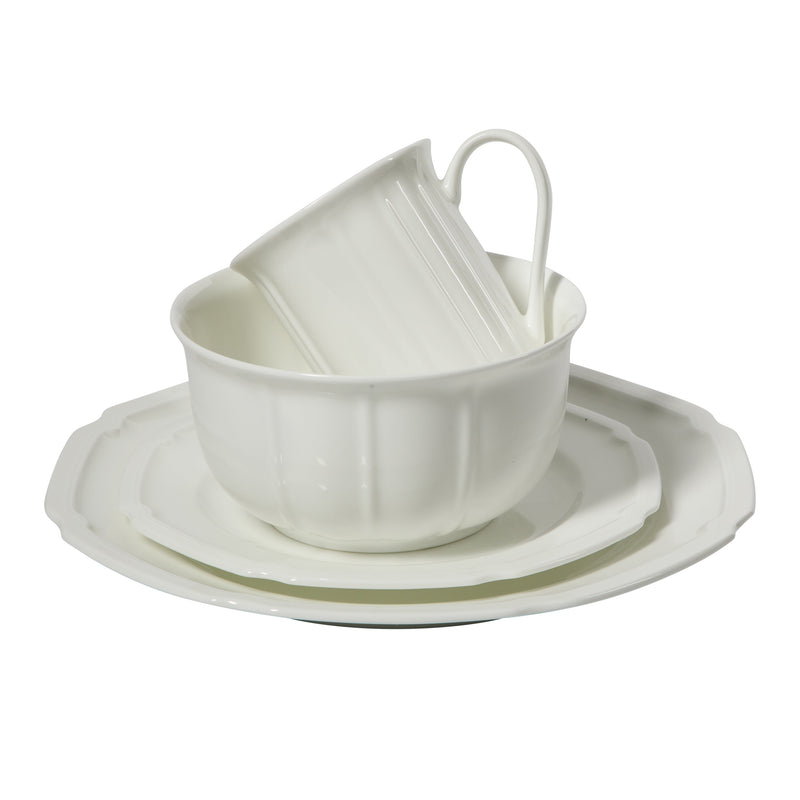 Meritage Bavaria 16pc Bone China Dinnerware Set - Brown Box