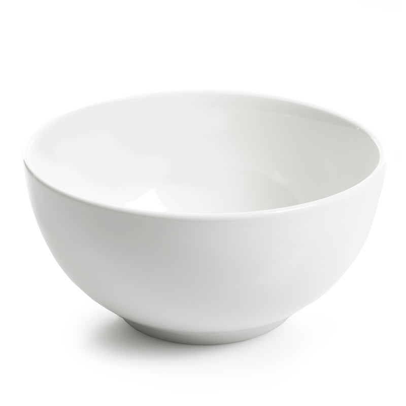 Gibson Home Great Essentials 2pc 7" Bistro Bowl Set - White - Fine Ceramic - 4-Way Color Sleeve