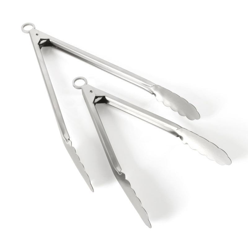Martha Stewart Richburn 2pc Stainless Steel Tongs Set - Tie Card