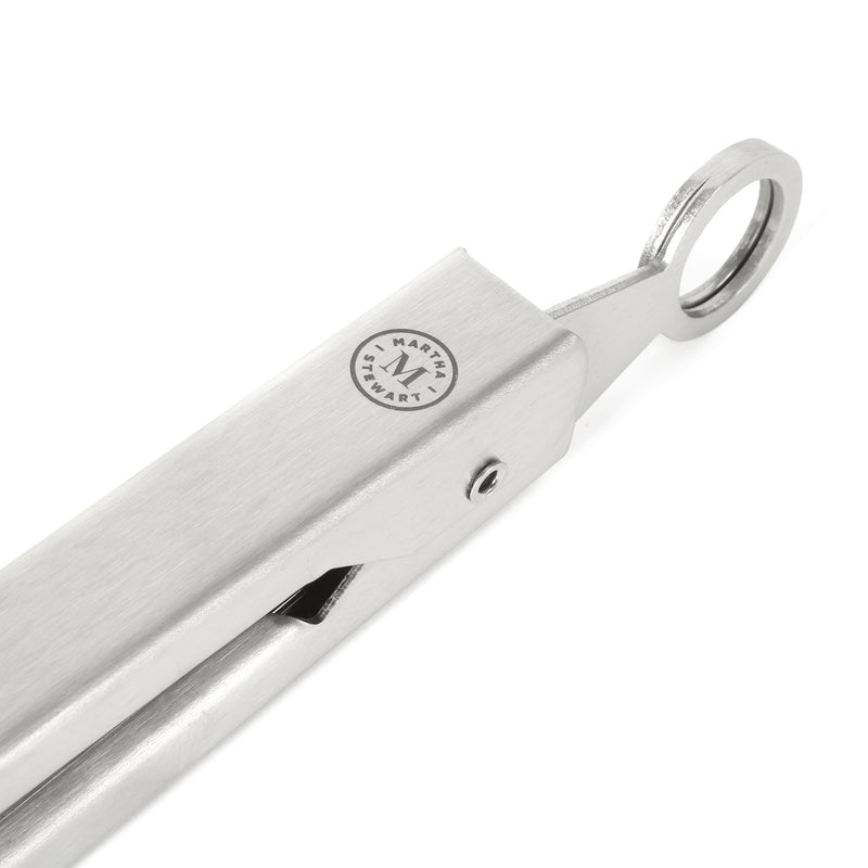 Martha Stewart Richburn 2pc Stainless Steel Tongs Set - Tie Card
