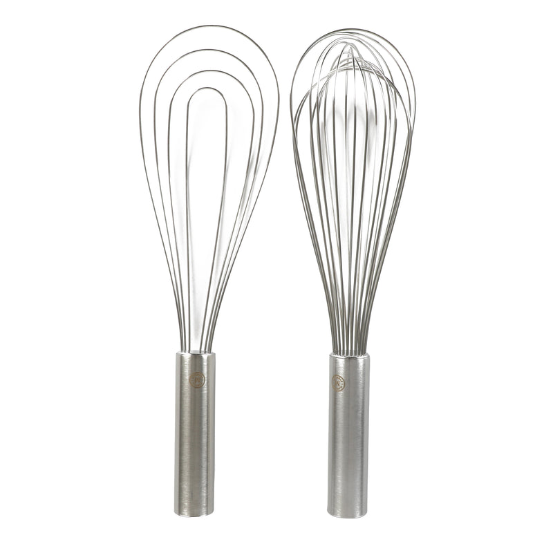 Martha Stewart Richburn 2pc 12" Stainless Steel Balloon Whisk & Flat Whisk Set - Tie Card