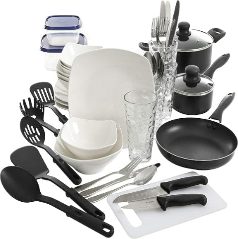 Gibson Home All U Need 45pc Dinnerware Combo Set - Gift Box Gift Box