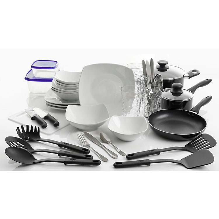 Gibson Home All U Need 45pc Dinnerware Combo Set - Gift Box Gift Box