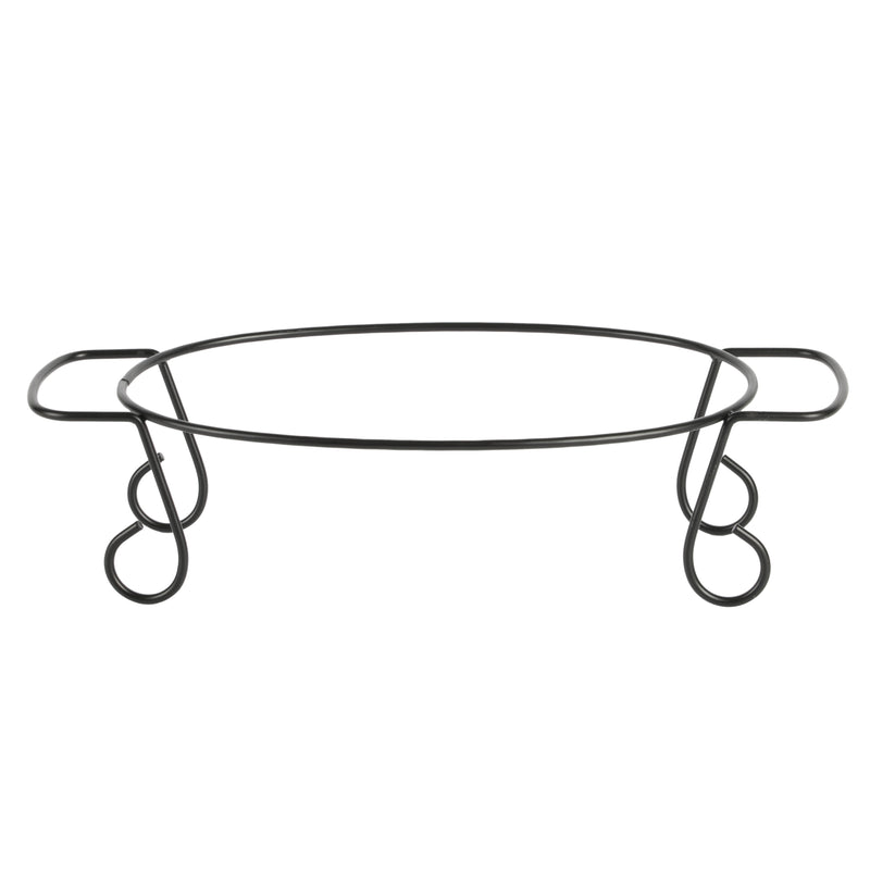 Gibson Elite Gracious Dining 2.2qt Stoneware Bakeware w/ Lid & Metal Rack - White - Oval - Gift Box