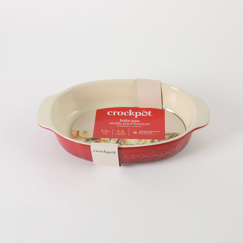 Crock-Pot Artisan 2.5qt Bakeware - Oval - Stoneware - O/S - Color Sleeve