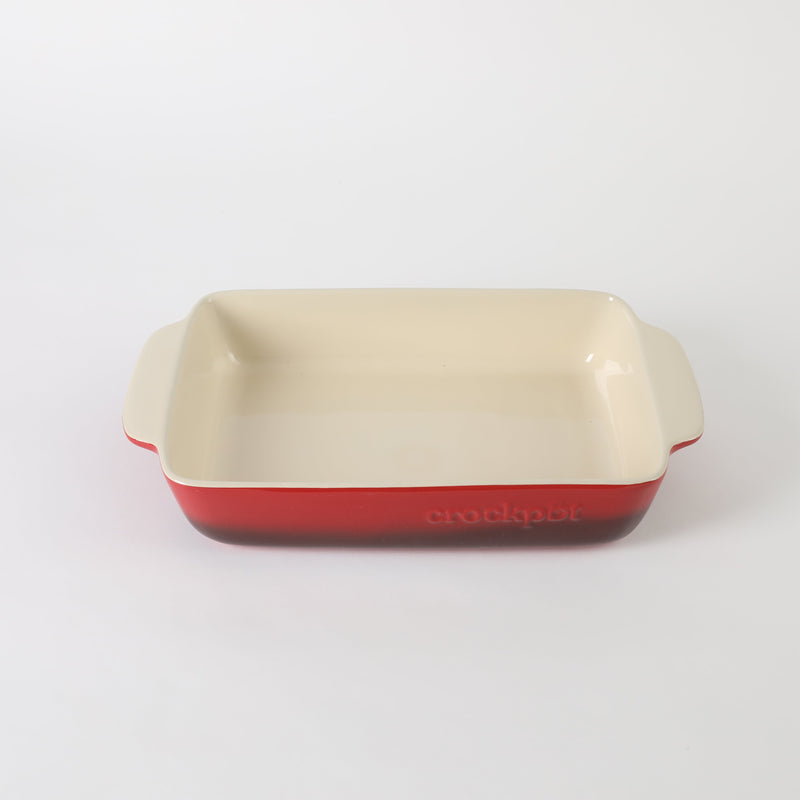 Crock-Pot Artisan 4qt Bakeware - Rectangle - Stoneware - O/S - Color Sleeve