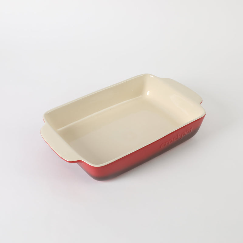 Crock-Pot Artisan 4qt Bakeware - Rectangle - Stoneware - O/S - Color Sleeve