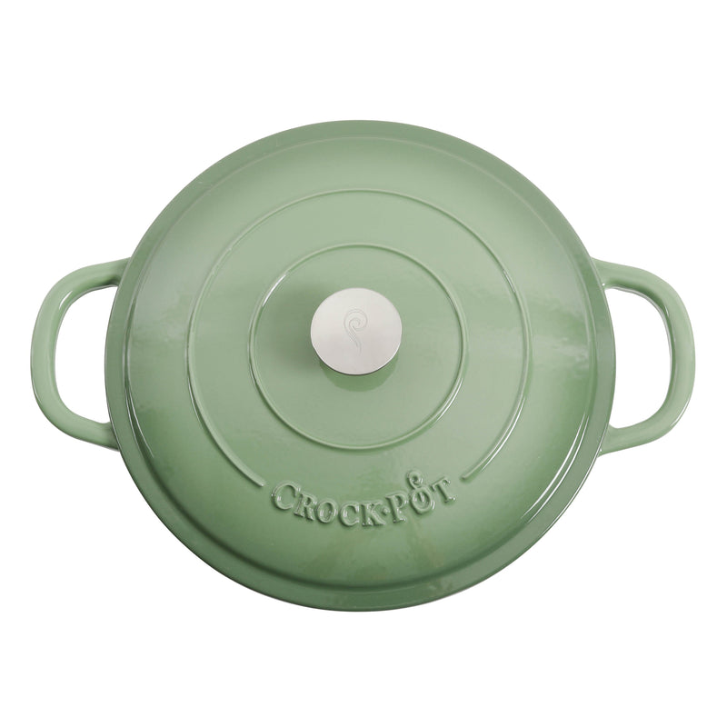 Crock-Pot Artisan 7qt Enamel Cast Iron Dutch Oven w/ Lid - Color Sleeve w/ Remailer