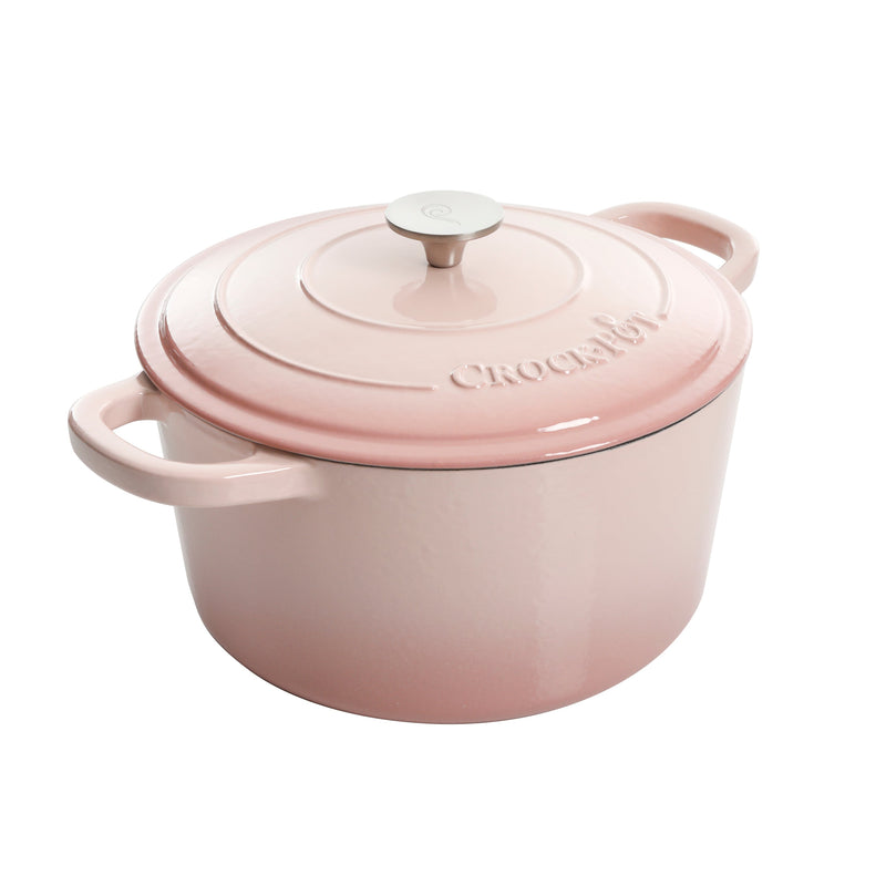 Crock-Pot Artisan 7qt Enamel Cast Iron Dutch Oven w/ Lid - Color Sleeve w/ Remailer