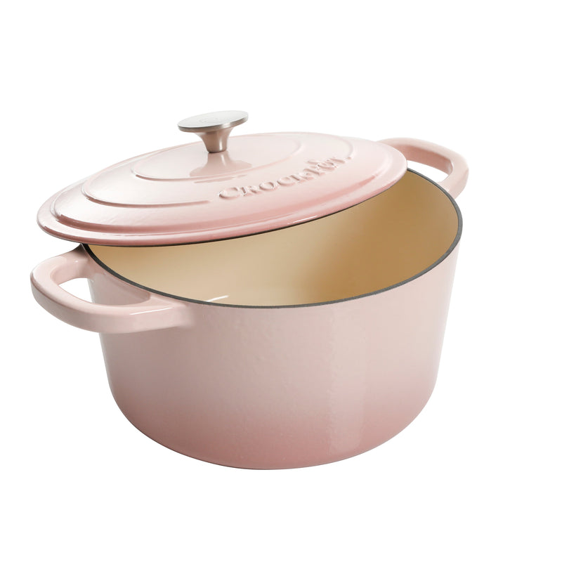 Crock-Pot Artisan 7qt Enamel Cast Iron Dutch Oven w/ Lid - Color Sleeve w/ Remailer