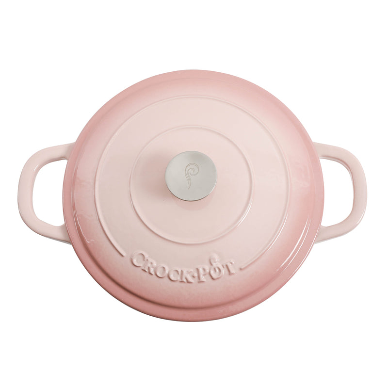 Crock-Pot Artisan 7qt Enamel Cast Iron Dutch Oven w/ Lid - Color Sleeve w/ Remailer