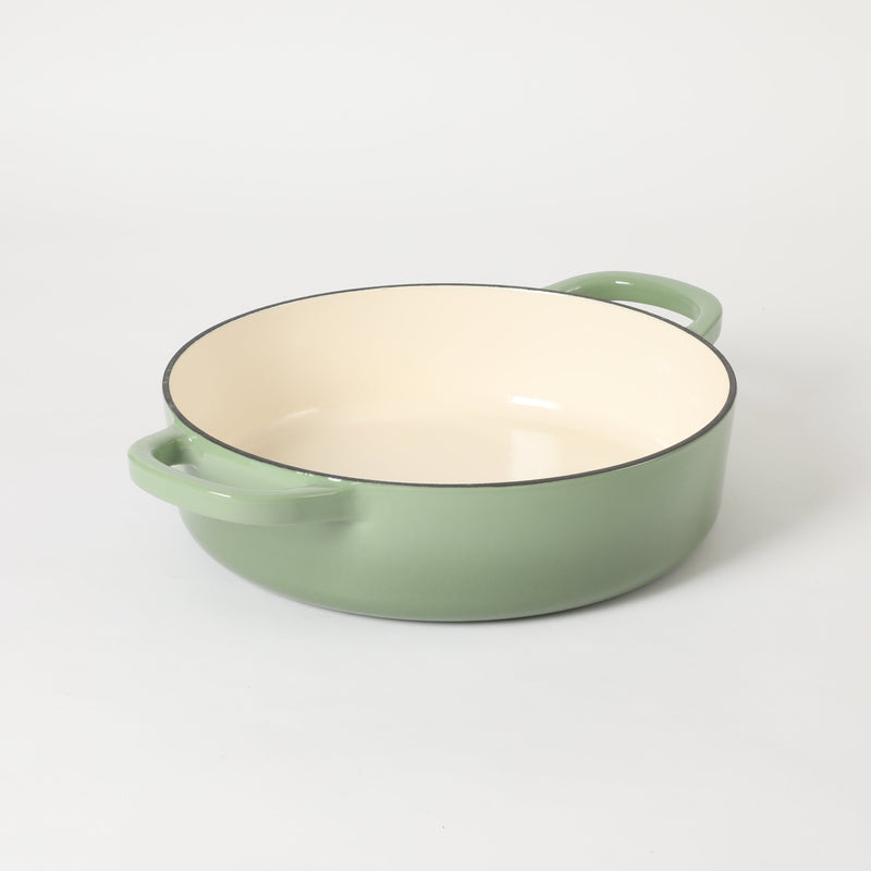 Crock-Pot Artisan 5qt Enamel Cast Iron Braiser Pan w/ Lid - Round - Color Sleeve w/ Remailer