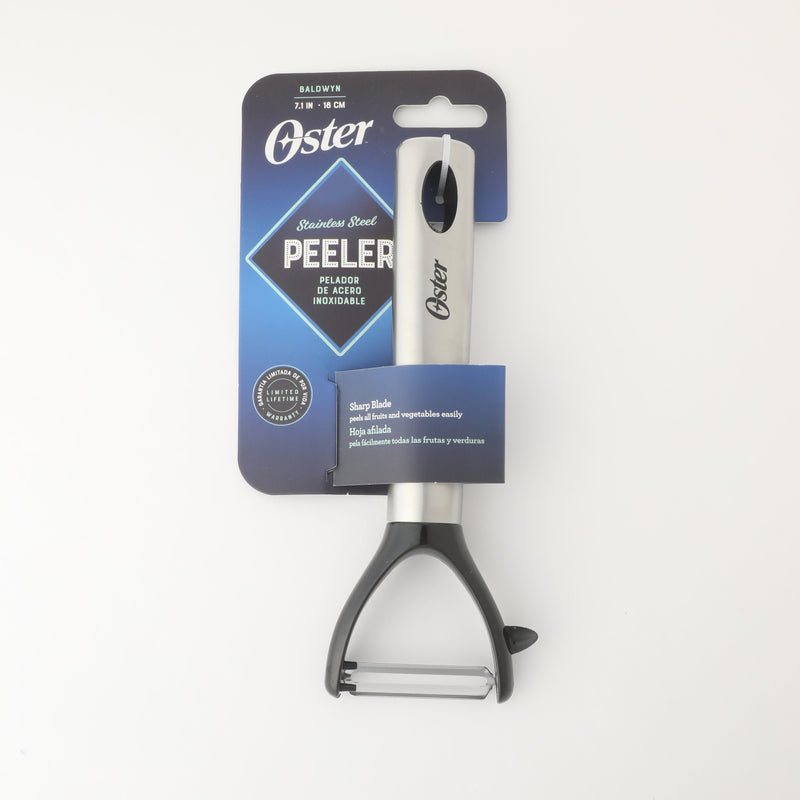 Oster Baldwyn Stainless Steel Y Peeler - Tie Card