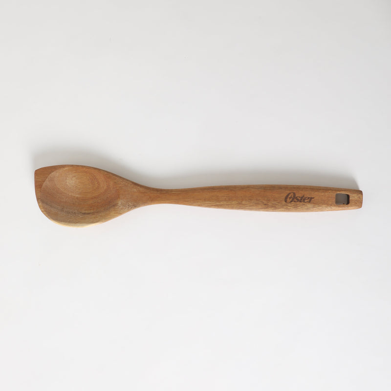 Oster Ingram Acacia Wood Serving Spoon - Tie Card