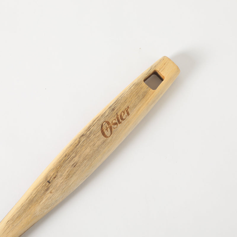 Oster Ingram Acacia Wood Slotted Spoon - Tie Card
