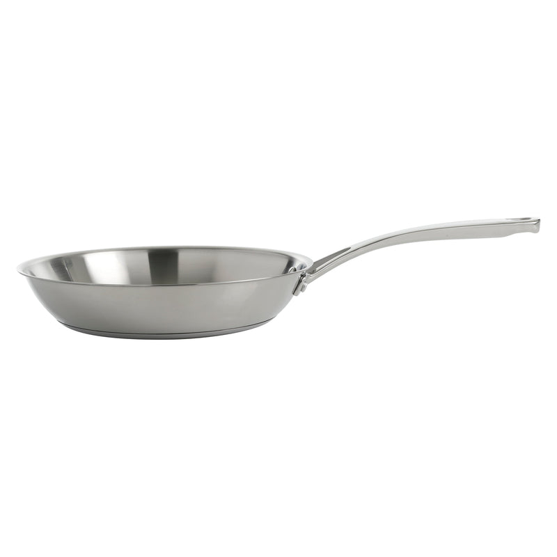 Martha Stewart Castelle 10pc Stainless Steel Cookware Set - Gold Stainless Steel Handles - Impact Bonded Base - Gift Box w/ Remailer