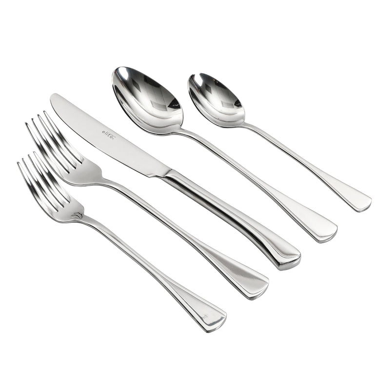 Gibson Elite Ambassador 20pc Flatware Set - Mirror Polished - Stainless Steel - Gift Box