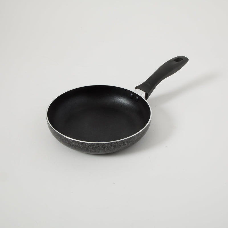 Oster Clairborne 10" & 8" Aluminum Frying Pan - Charcoal Grey - Nonstick - Hammered Exterior - Color Coating - Bakelite Handle - Color Sleeve