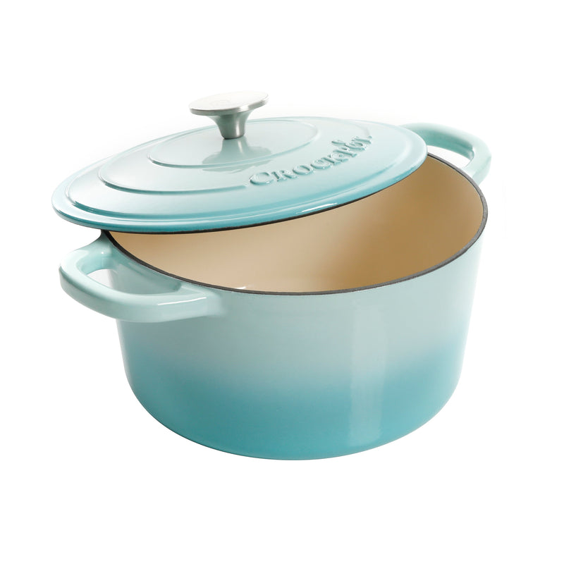 Crock-Pot Artisan 5qt Enamel Cast Iron Dutch Oven w/ Lid - Color Sleeve w/ Remailer