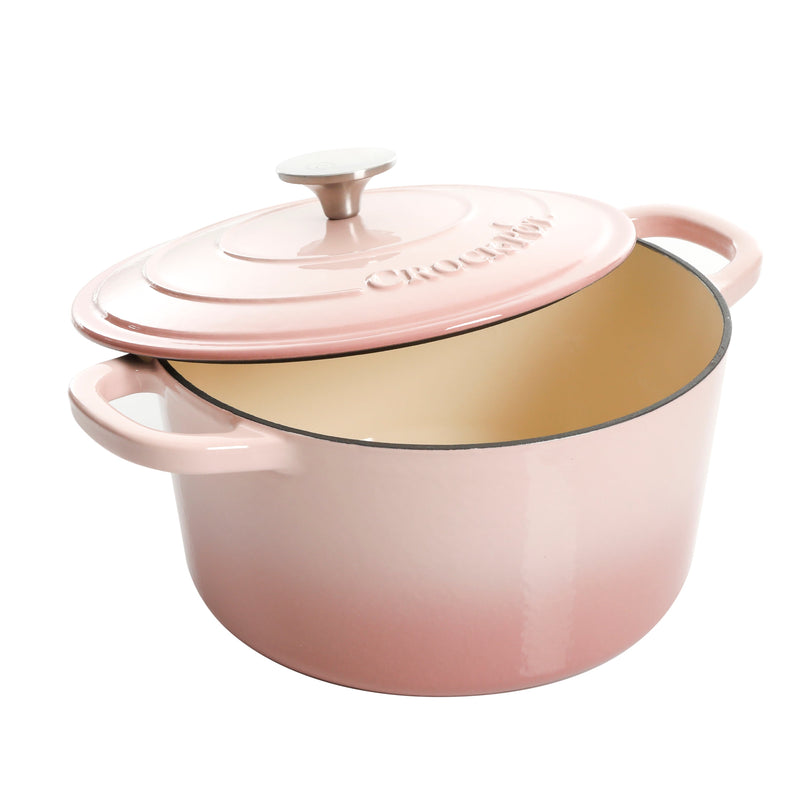Crock-Pot Artisan 5qt Enamel Cast Iron Dutch Oven w/ Lid - Color Sleeve w/ Remailer