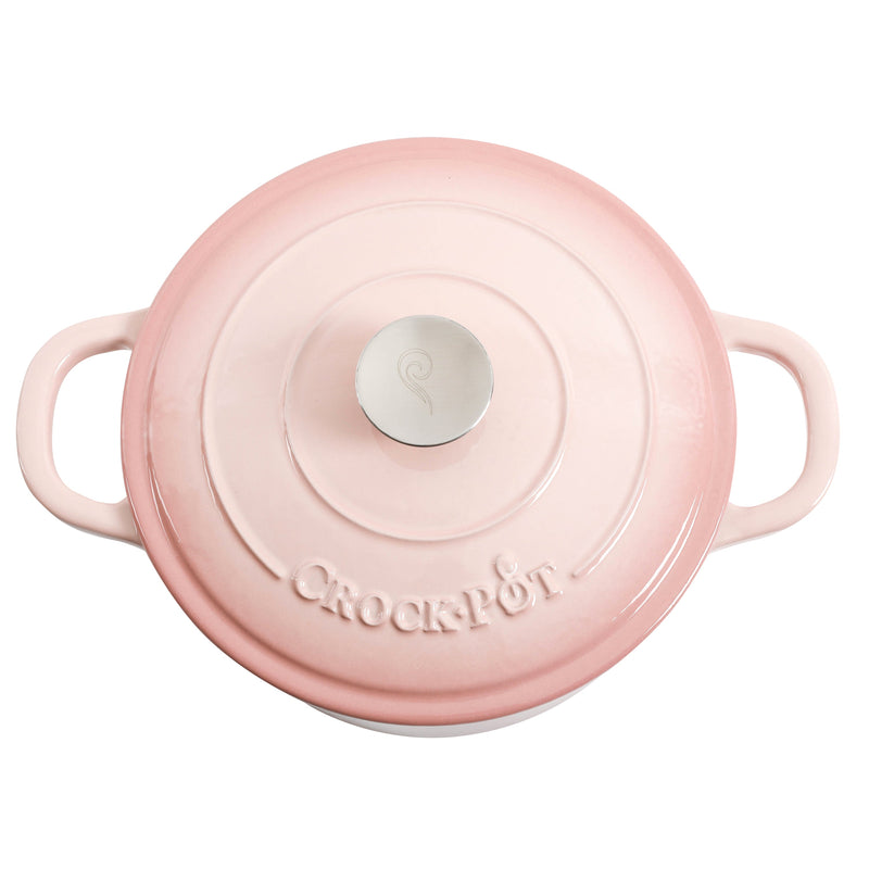 Crock-Pot Artisan 5qt Enamel Cast Iron Dutch Oven w/ Lid - Color Sleeve w/ Remailer