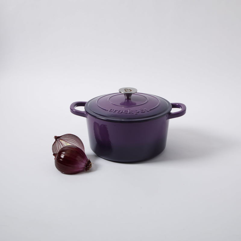 Crock-Pot Artisan 5qt Enamel Cast Iron Dutch Oven w/ Lid - Round - Gift Box