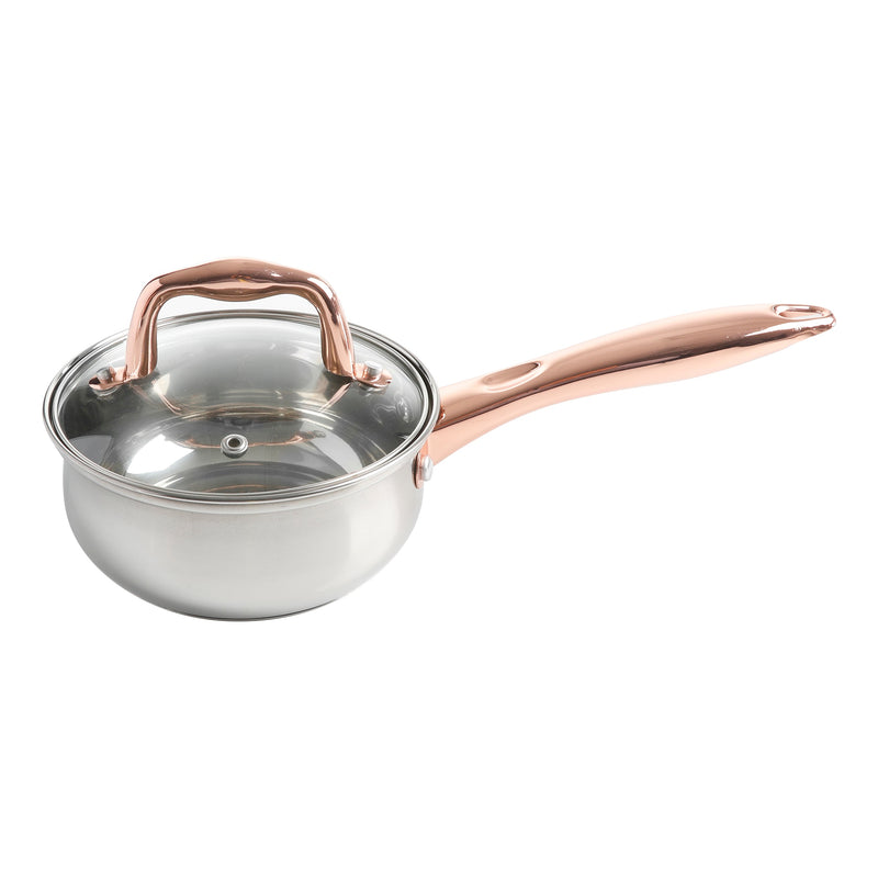 Gibson Home Bransonville - 8pc Stainless Steel Belly Shape Cookware Set - Gift Box