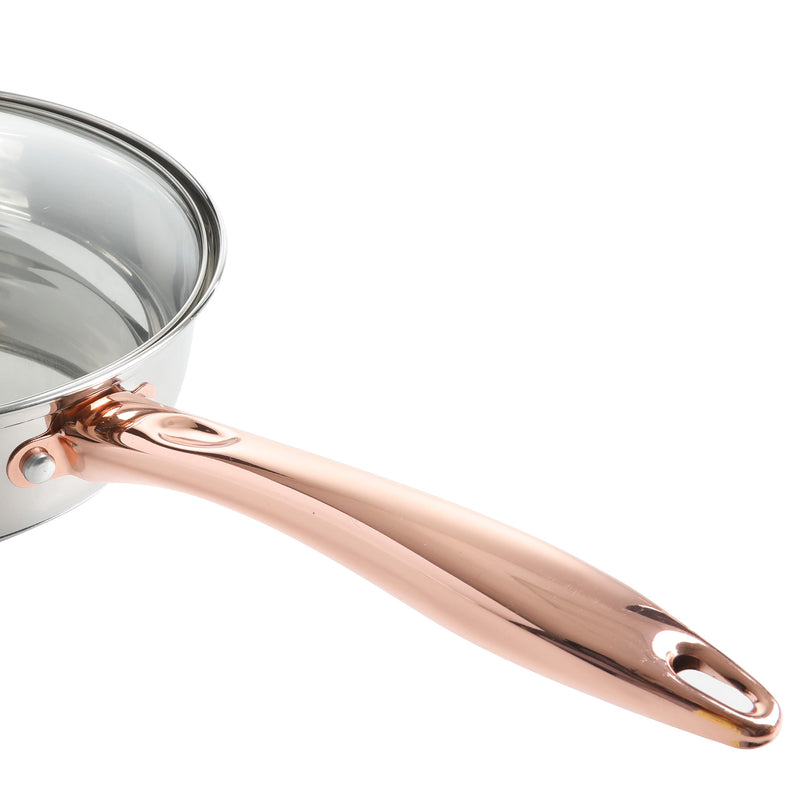 Gibson Home Bransonville - 8pc Stainless Steel Belly Shape Cookware Set - Gift Box