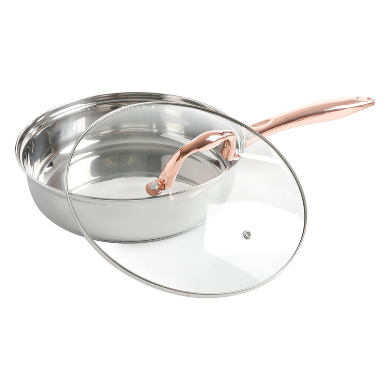 Gibson Home Bransonville - 8pc Stainless Steel Belly Shape Cookware Set - Gift Box